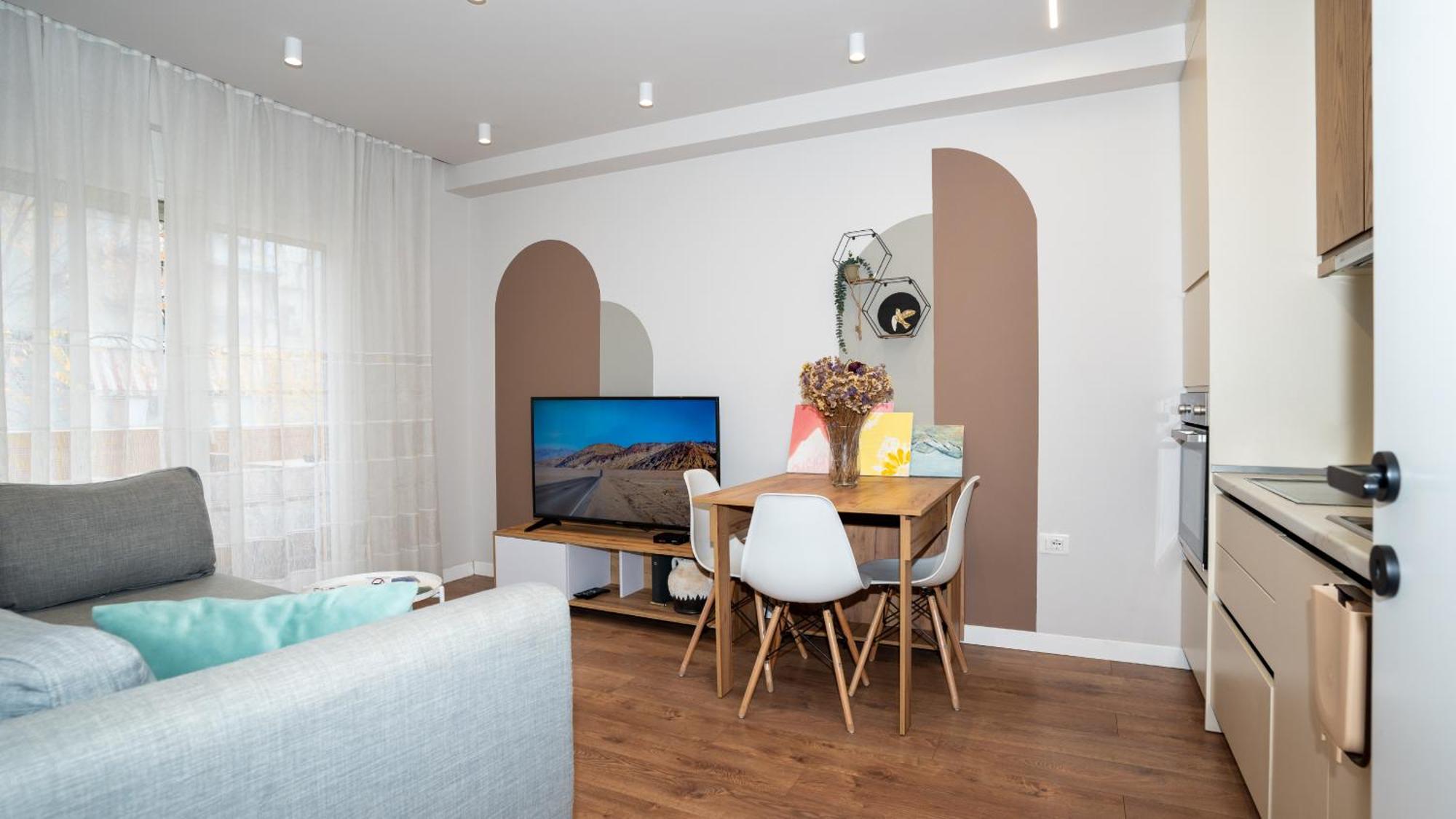 Urbanretreat Apartment ติรานา ภายนอก รูปภาพ